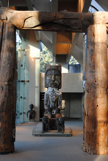Interior House Post, House Post, MOA, Museum of Anthropology, University of British Columbia