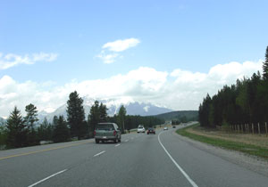 Driving to the Mountains