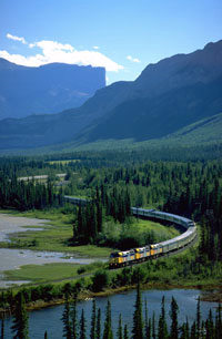 Via Rail in Jasper National Park