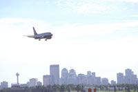 Airplane Over Calgary