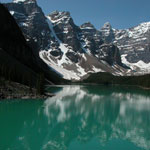 Overlooking Moraine Lake